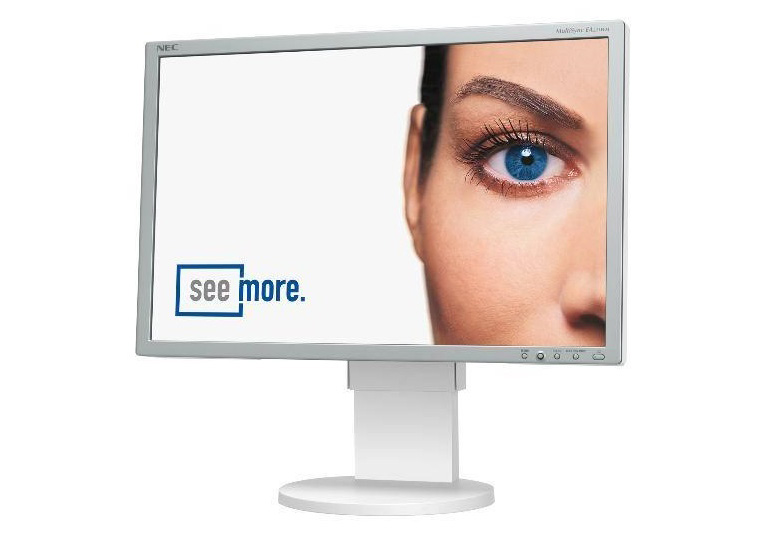 22" LCD NEC EA221WMe White